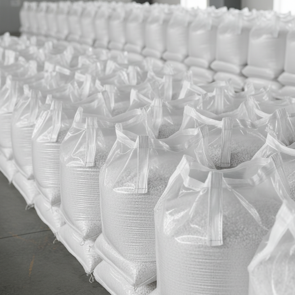 clear woven polypropylene bags