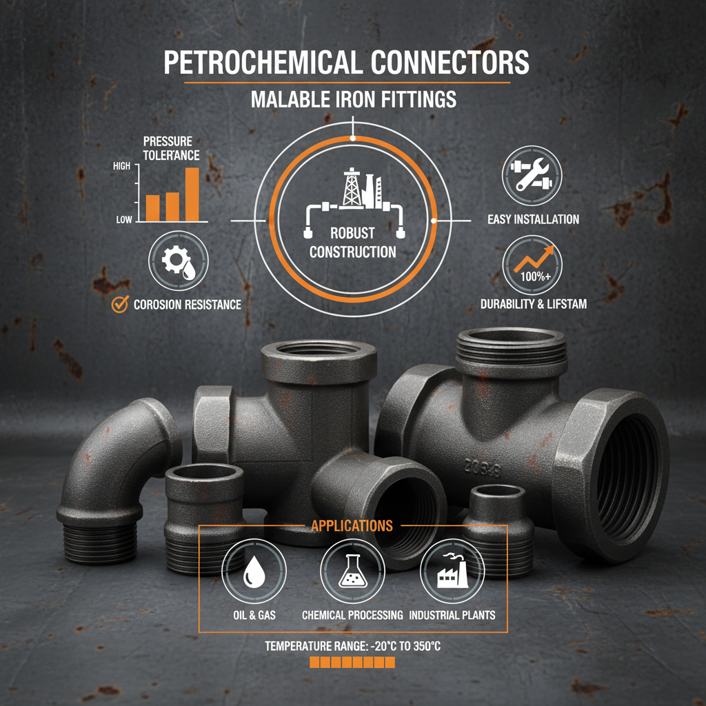 malleable iron fittings for petrochemical industry