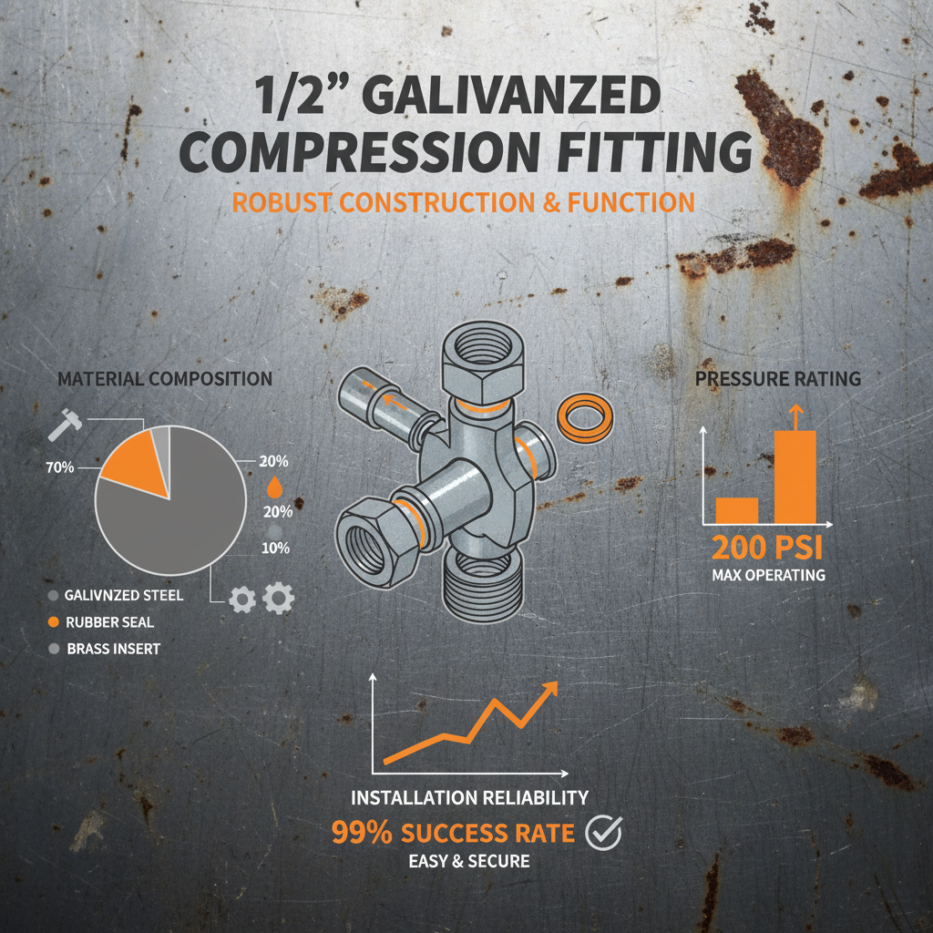 1 1/2 galvanized pipe compression fitting