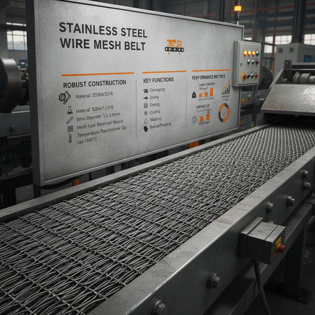 Stainless Steel Wire Mesh Belt