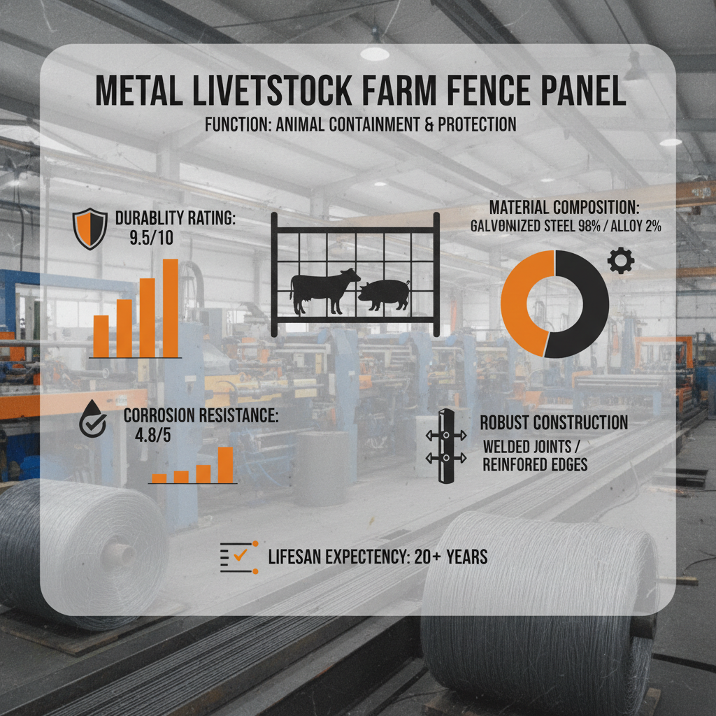 Durable Metal Livestock Farm Fence Panel Solutions for Secure Animal Containment
