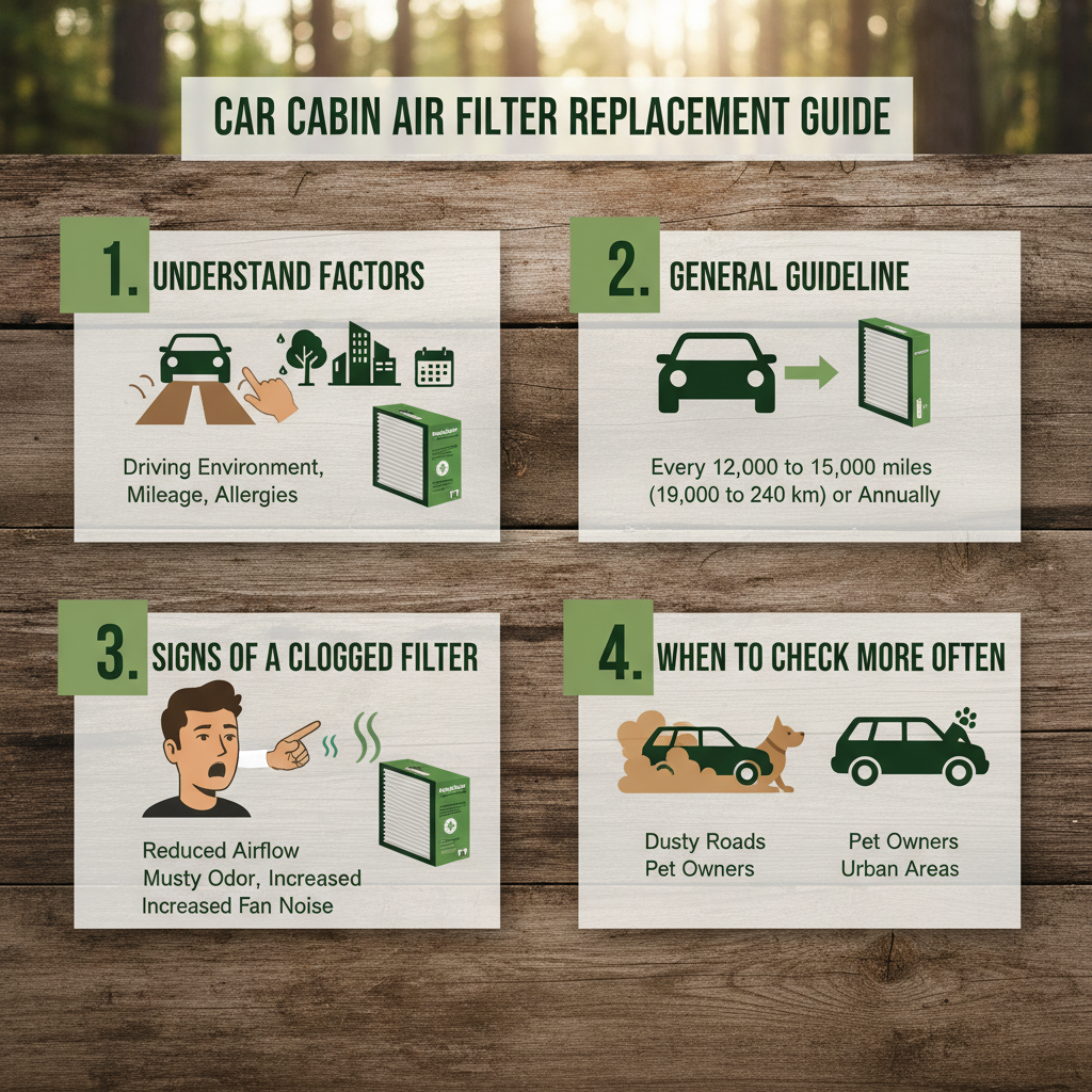 How Often Should Car Cabin Filter Be Changed For Optimal Air Quality