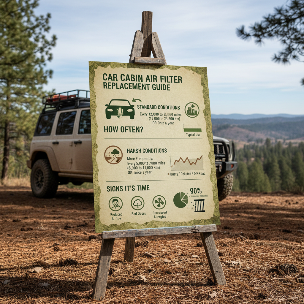 How Often Should Car Cabin Filter Be Changed For Optimal Air Quality