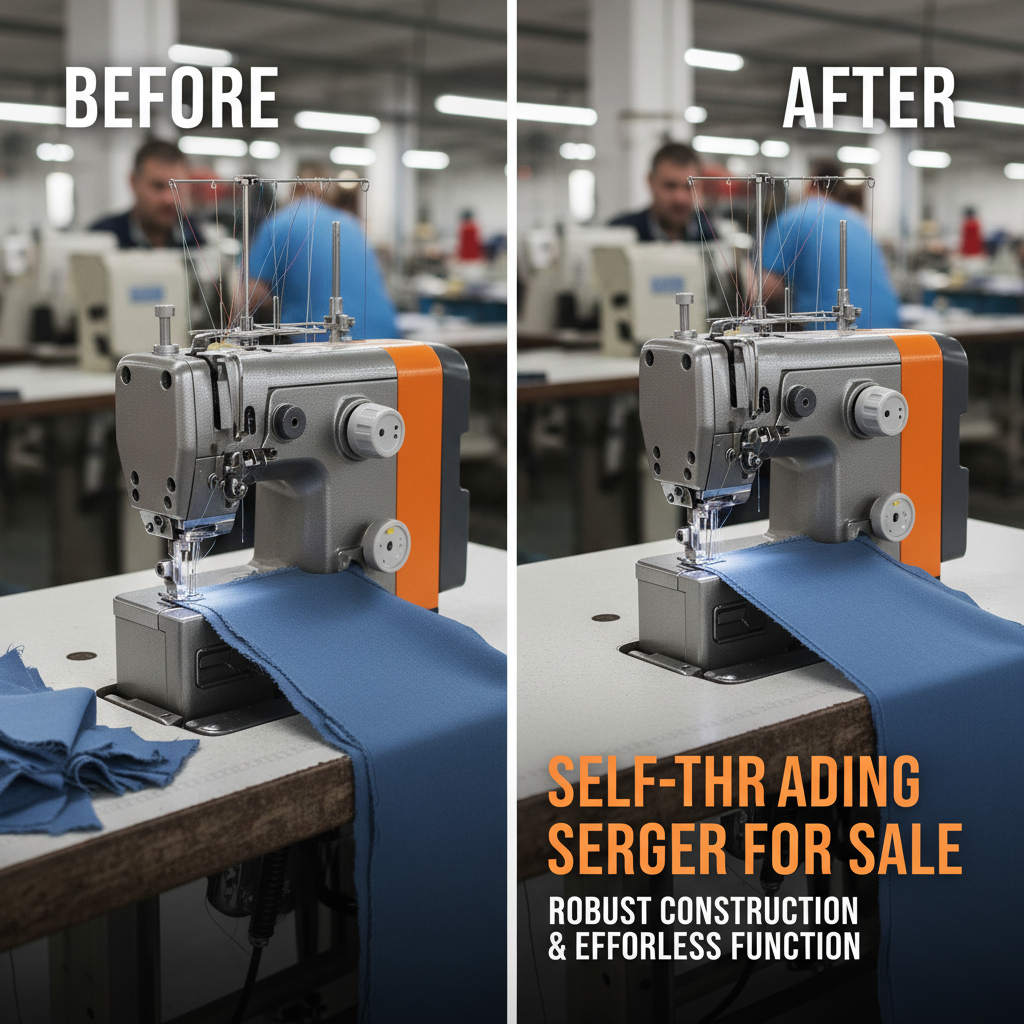 Find the Best Self Threading Serger For Sale and Simplify Sewing