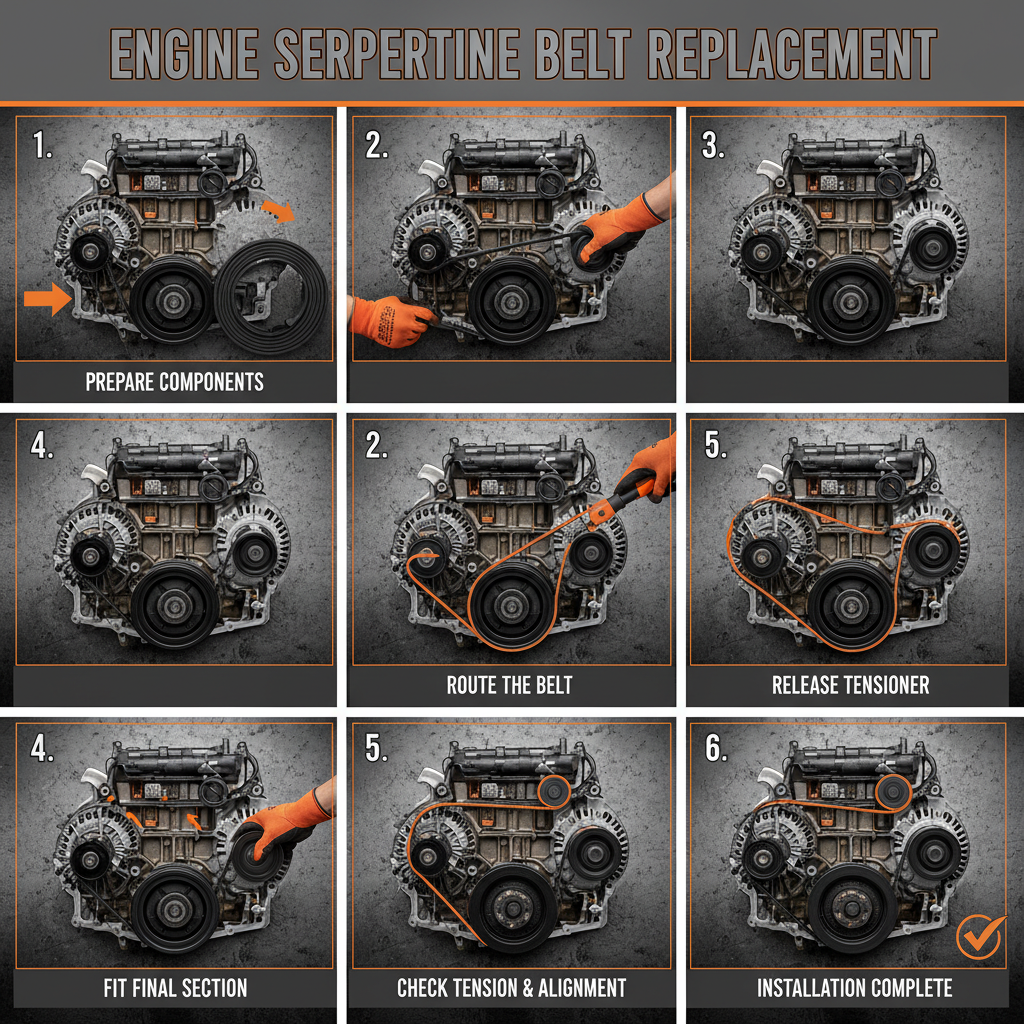 Understanding the Engine Serpentine Belt A Comprehensive Guide to Maintenance and Replacement