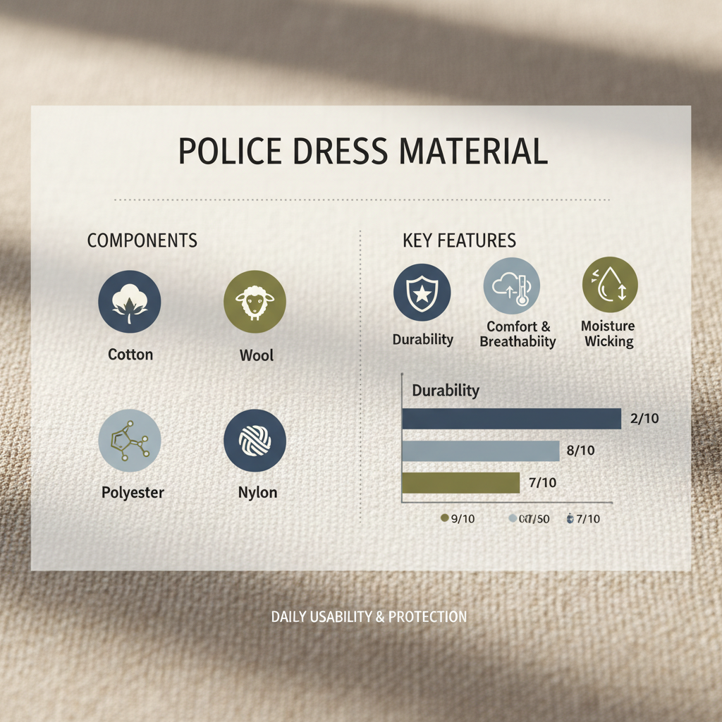 Comprehensive Guide to Selecting the Best Police Dress Material for Optimal Performance