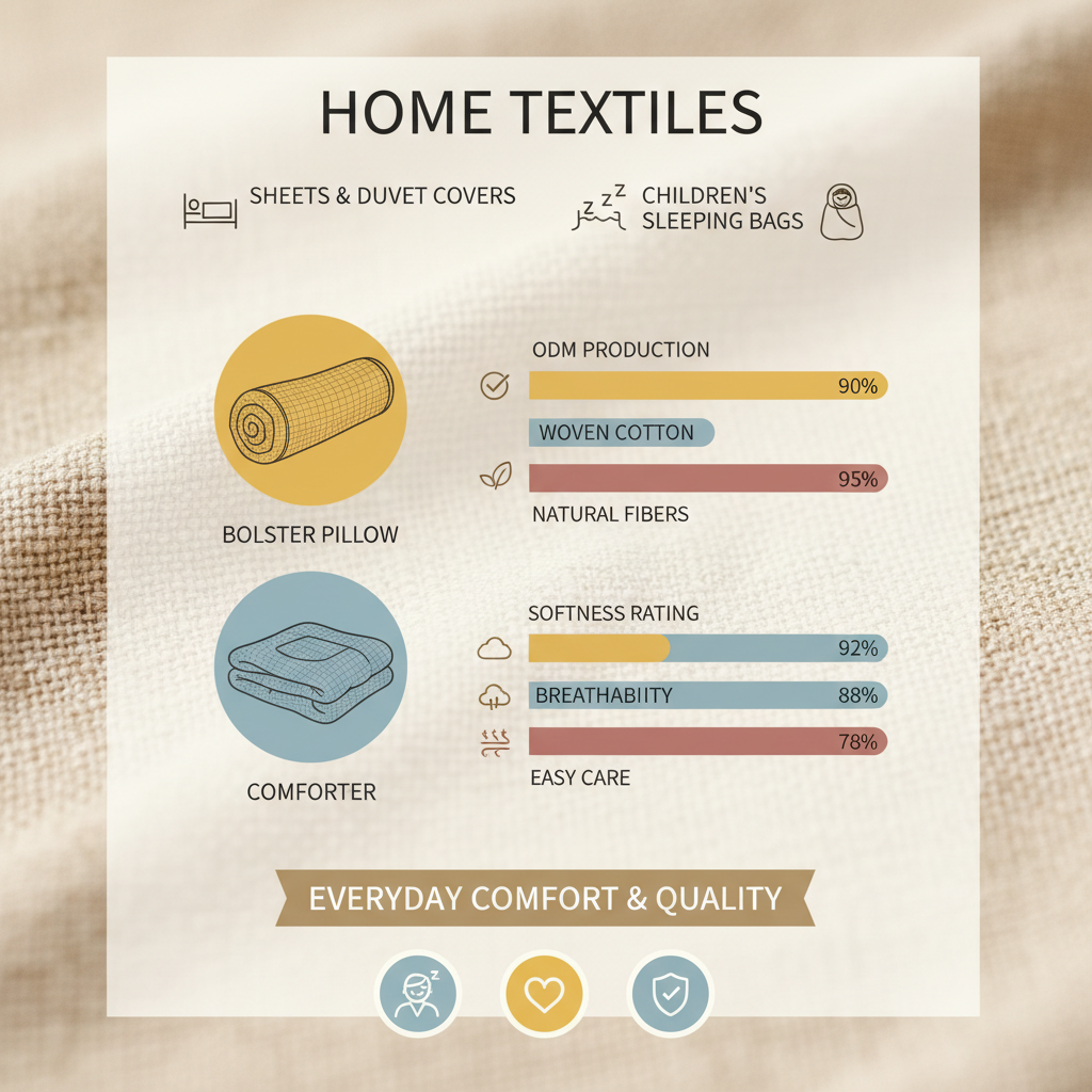 Elevate Your Bedding with Premium ODM Woven Cotton Bolster Pillow Comforter Solutions