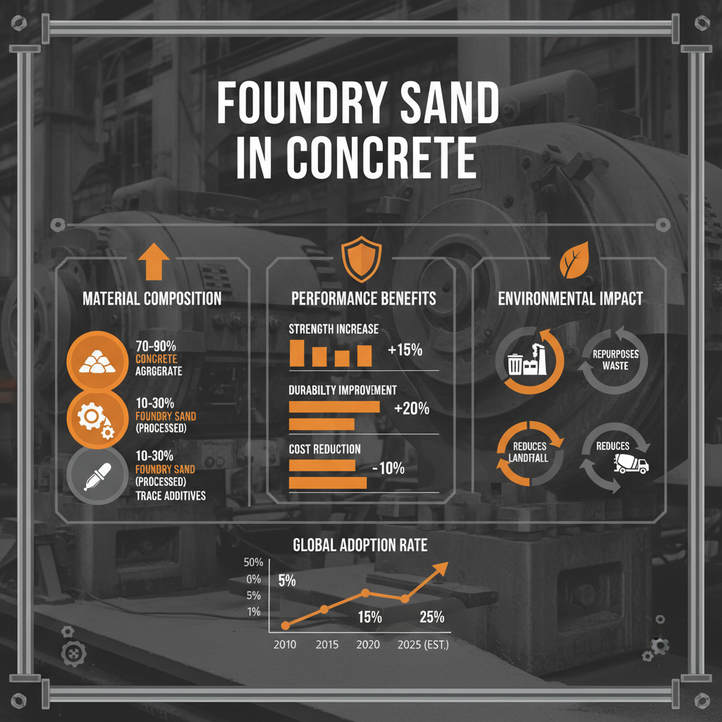 Utilizing Foundry Sand in Concrete for Sustainable and Enhanced Construction