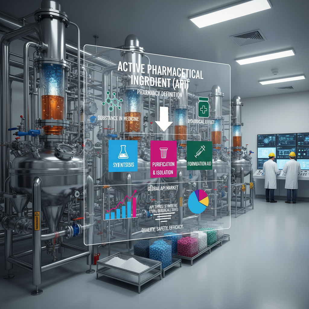 Understanding API in Pharmacy Definition A Comprehensive Exploration