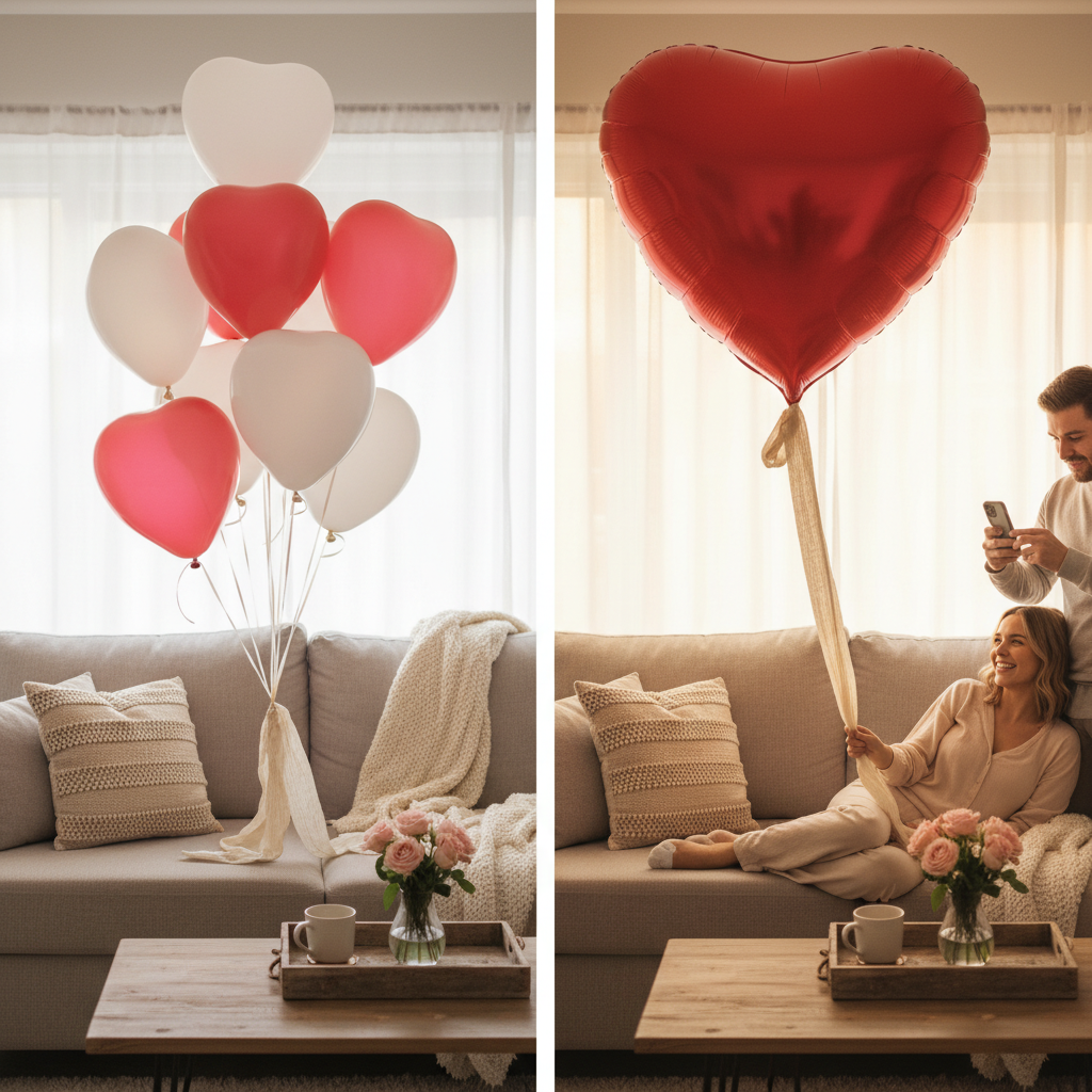 Celebrate with a Stunning Giant Love Heart Balloon for Any Occasion