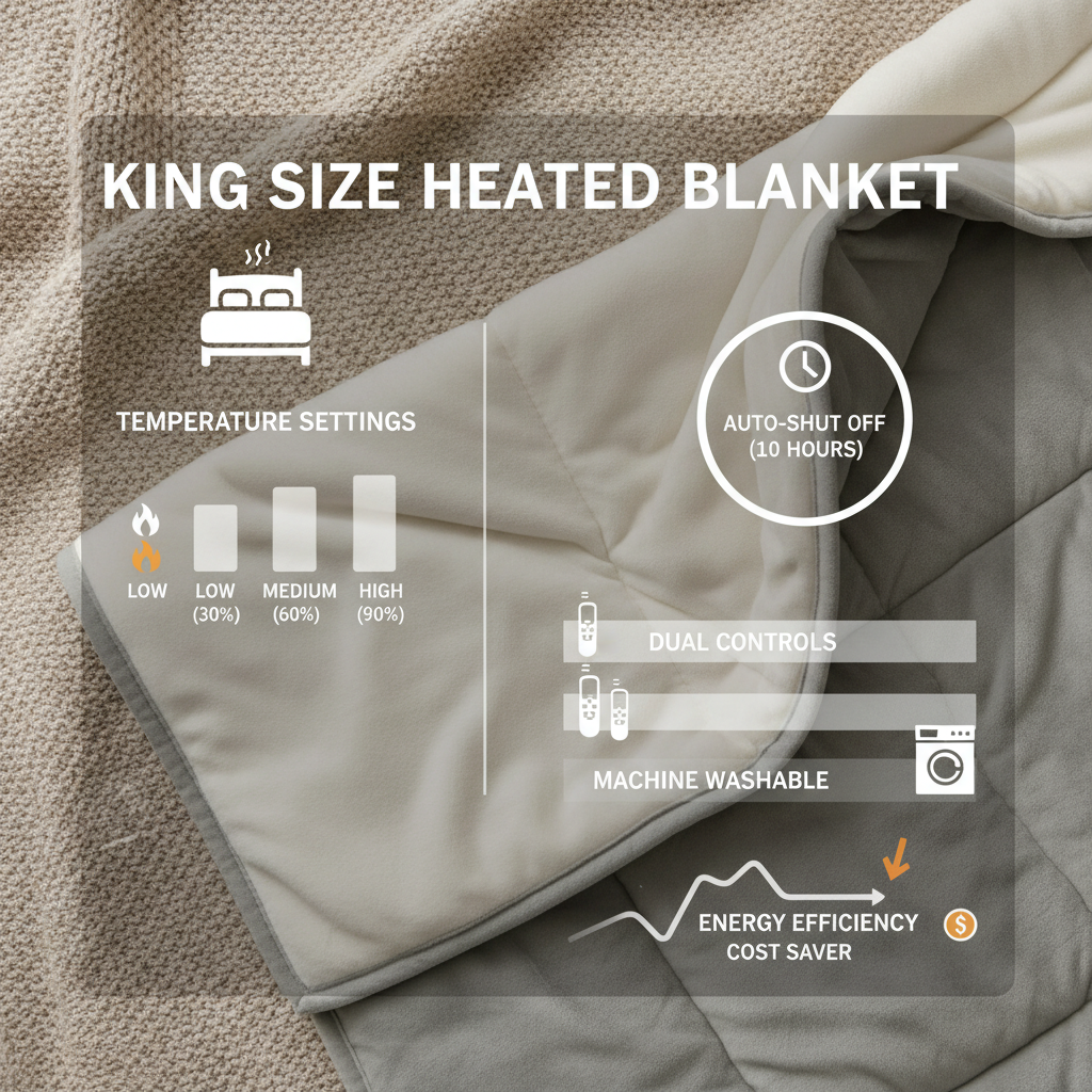 Experience Ultimate Warmth with a King Size Heated Blanket This Winter