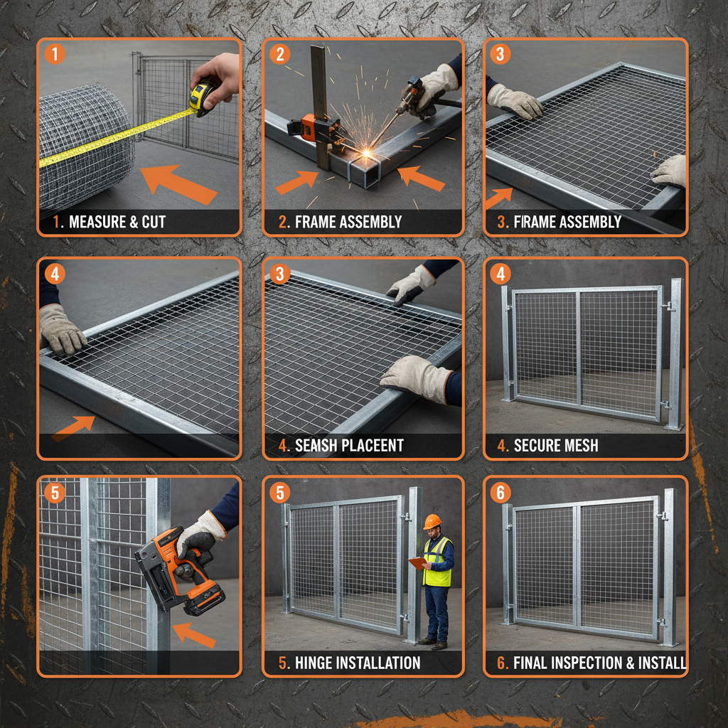 Robust Welded Wire Gate Panels for Security and Agricultural Use