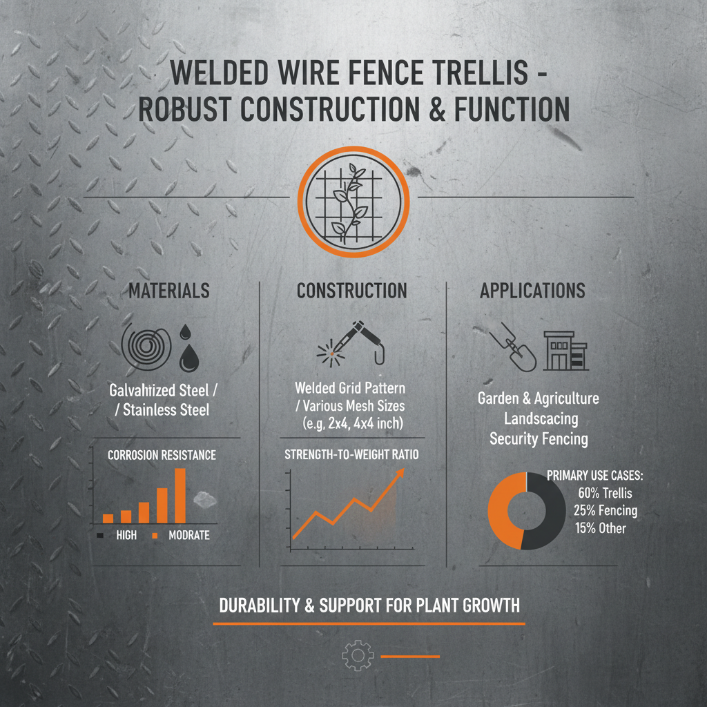 Enhance Your Garden with a Durable Welded Wire Fence Trellis System