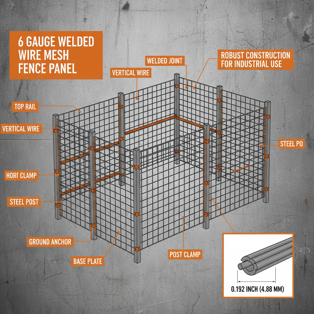 Comprehensive Guide to Durable Welded Wire Mesh Fence Panels in 6 Gauge