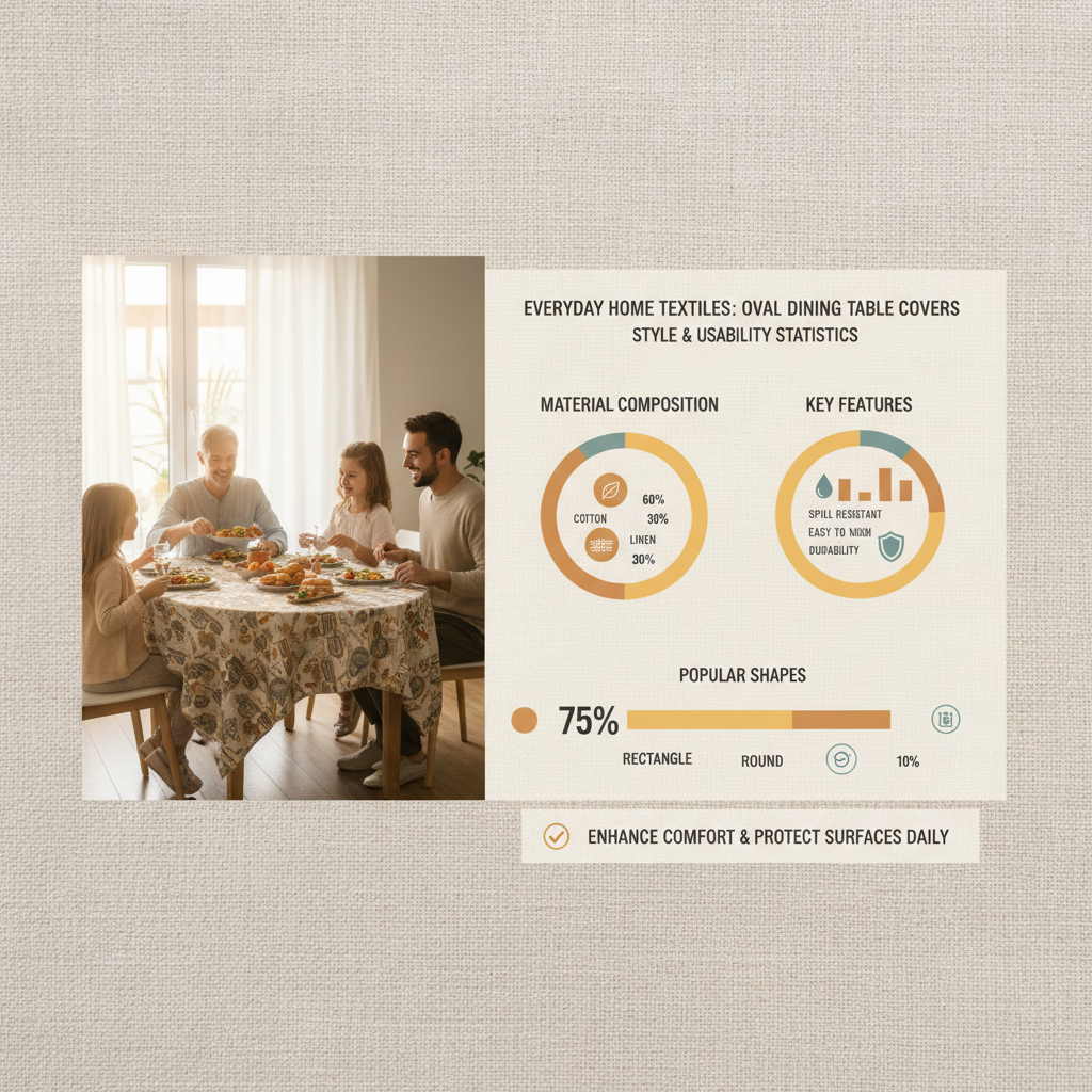 Transform Your Dining Space with the Perfect Oval Dining Table Cover