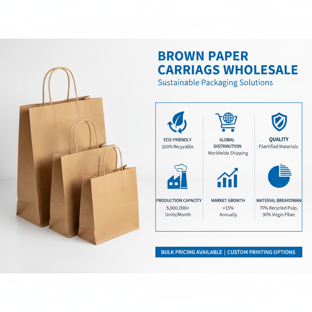 Wholesale Brown Paper Carrier Bags for Sustainable Packaging Solutions