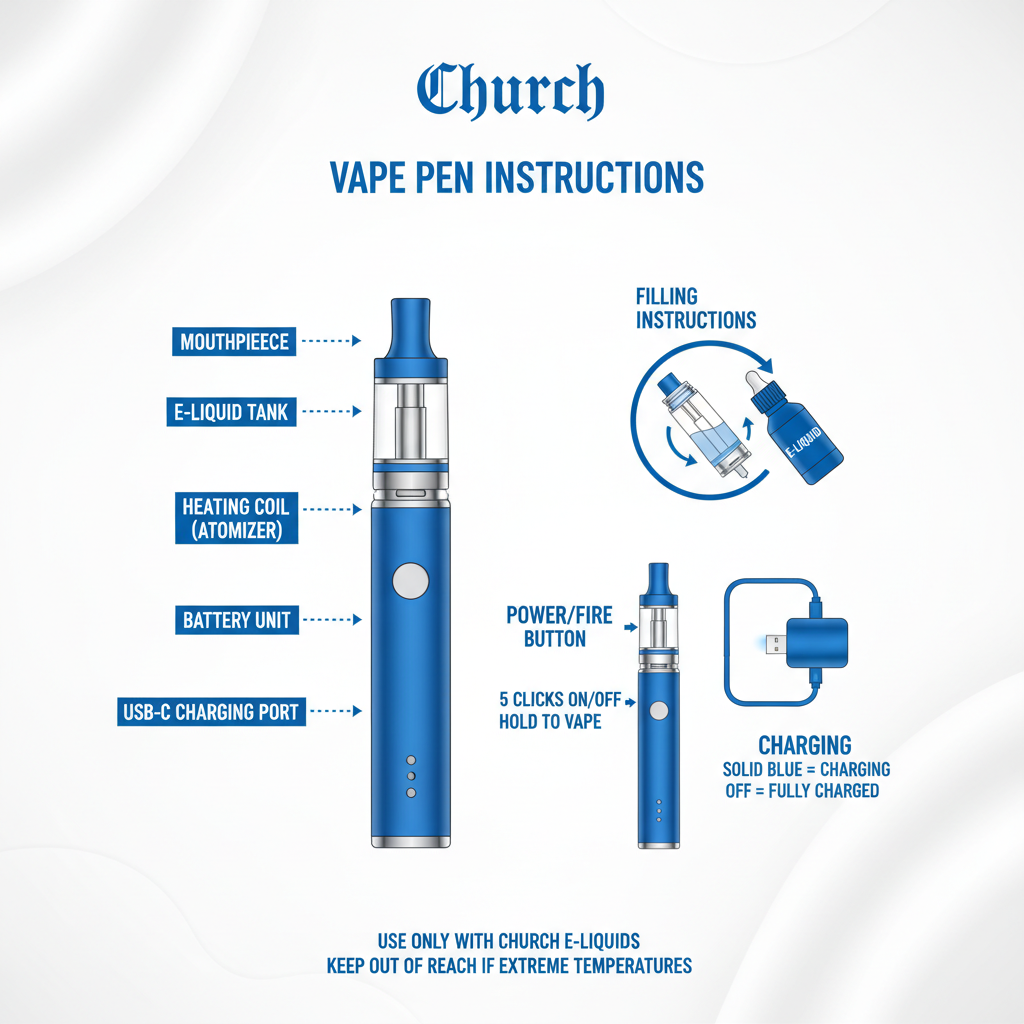 Comprehensive Church Vape Pen Instructions For Optimal Use and Performance