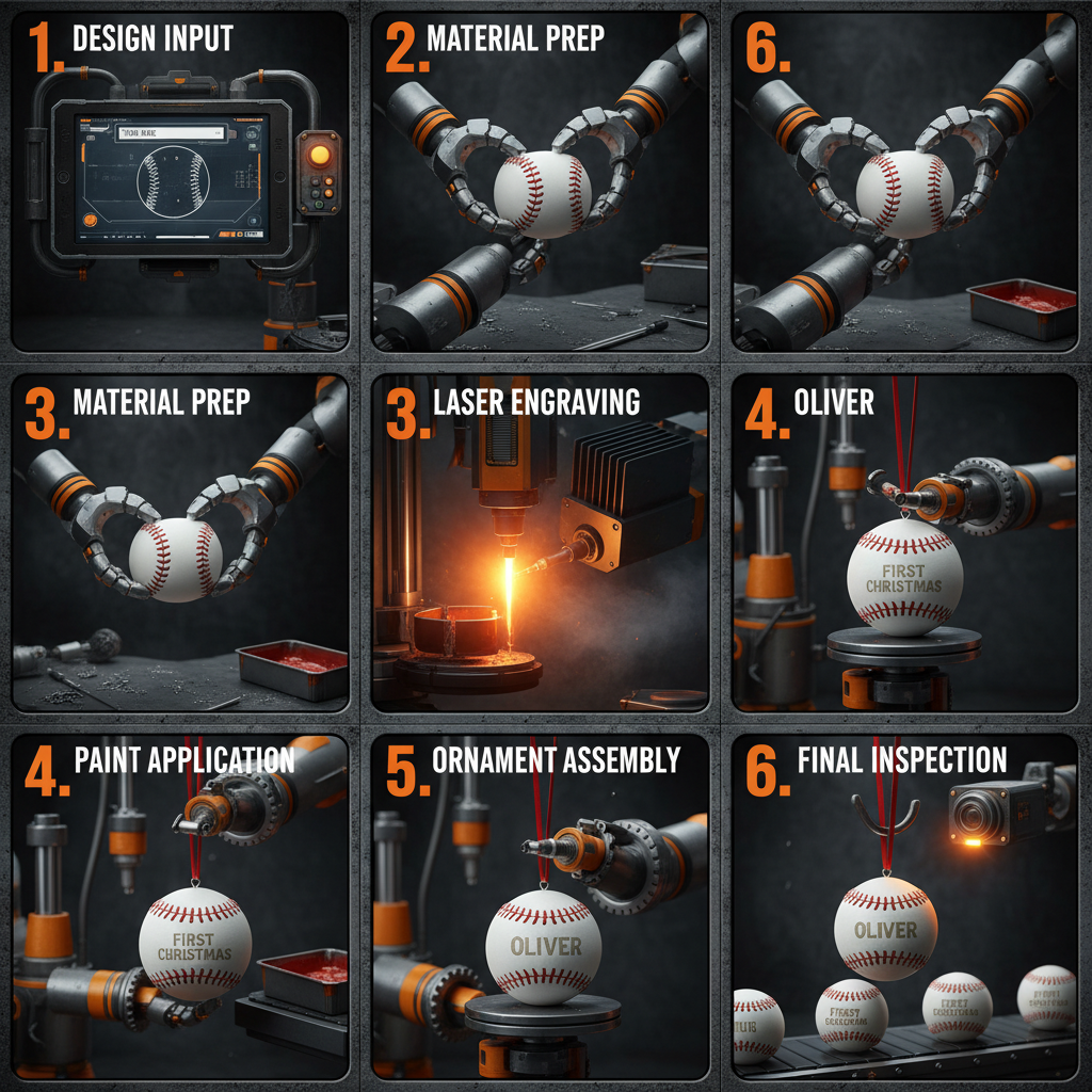 Create a Lasting Memory with a Personalized Baseball Ornament