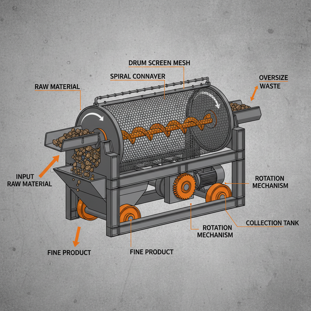 Understanding Rotary Drum Screen Working Principles and Industrial Applications