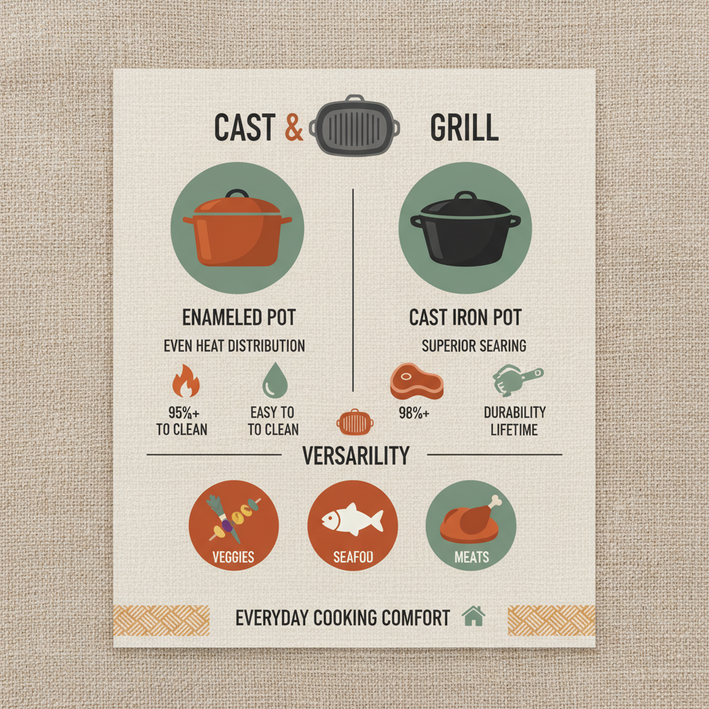 Choosing the Right Cast and Iron Grill for Superior Cooking Results