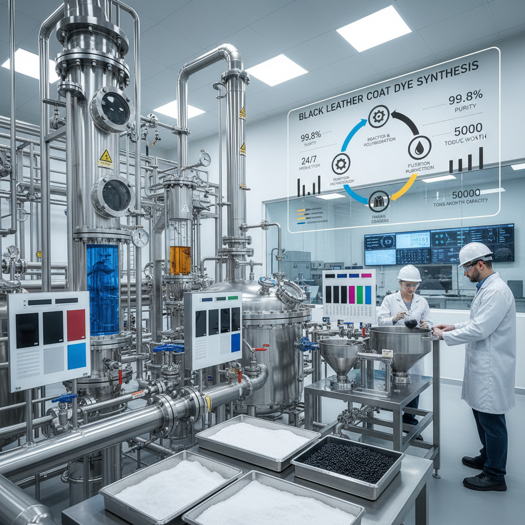 black leather coat dye