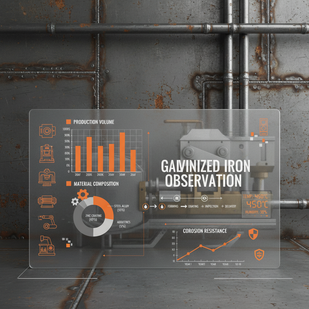 sheet of galvanized iron observation