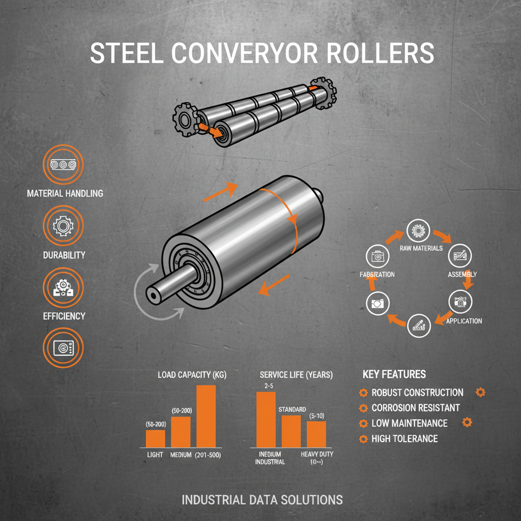 steel conveyor rollers
