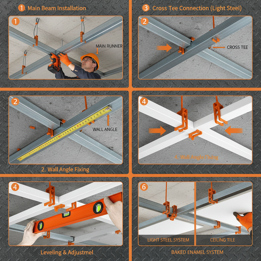 ceiling grid suspension system