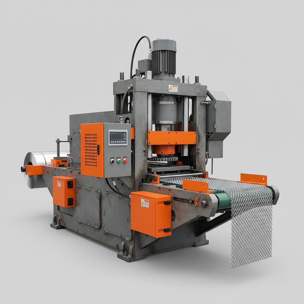 expanded metal mesh machine price