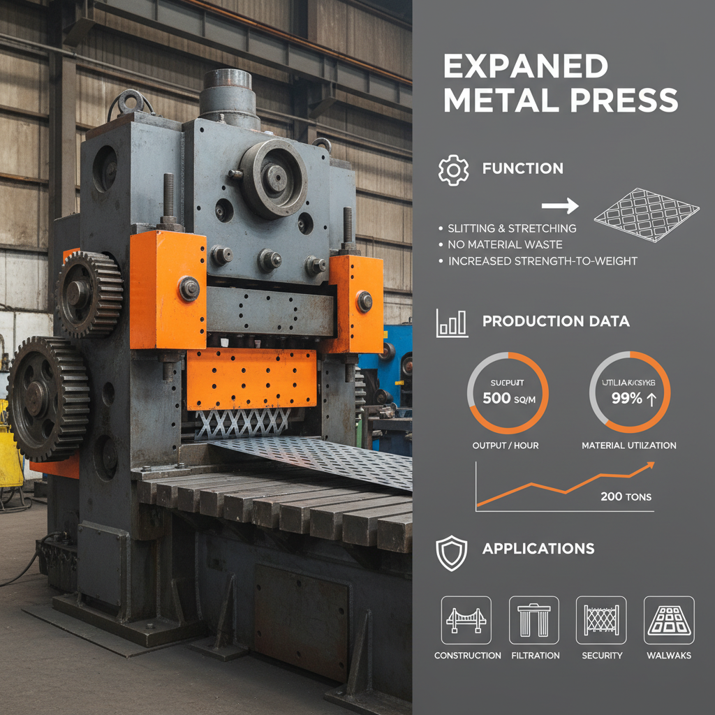 expanded metal press
