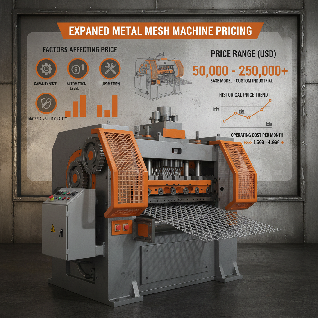 expanded metal mesh machine price