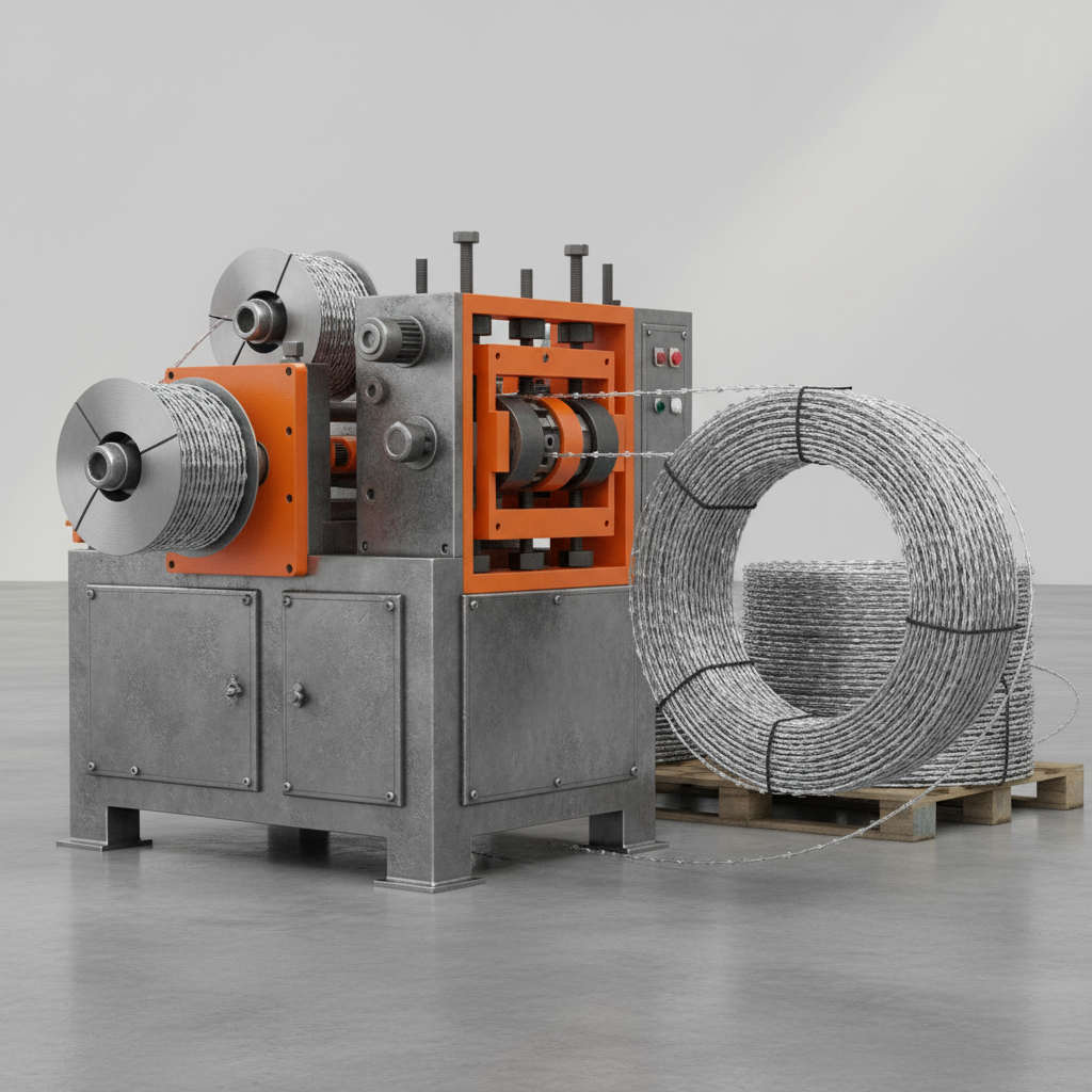 razor wire machine