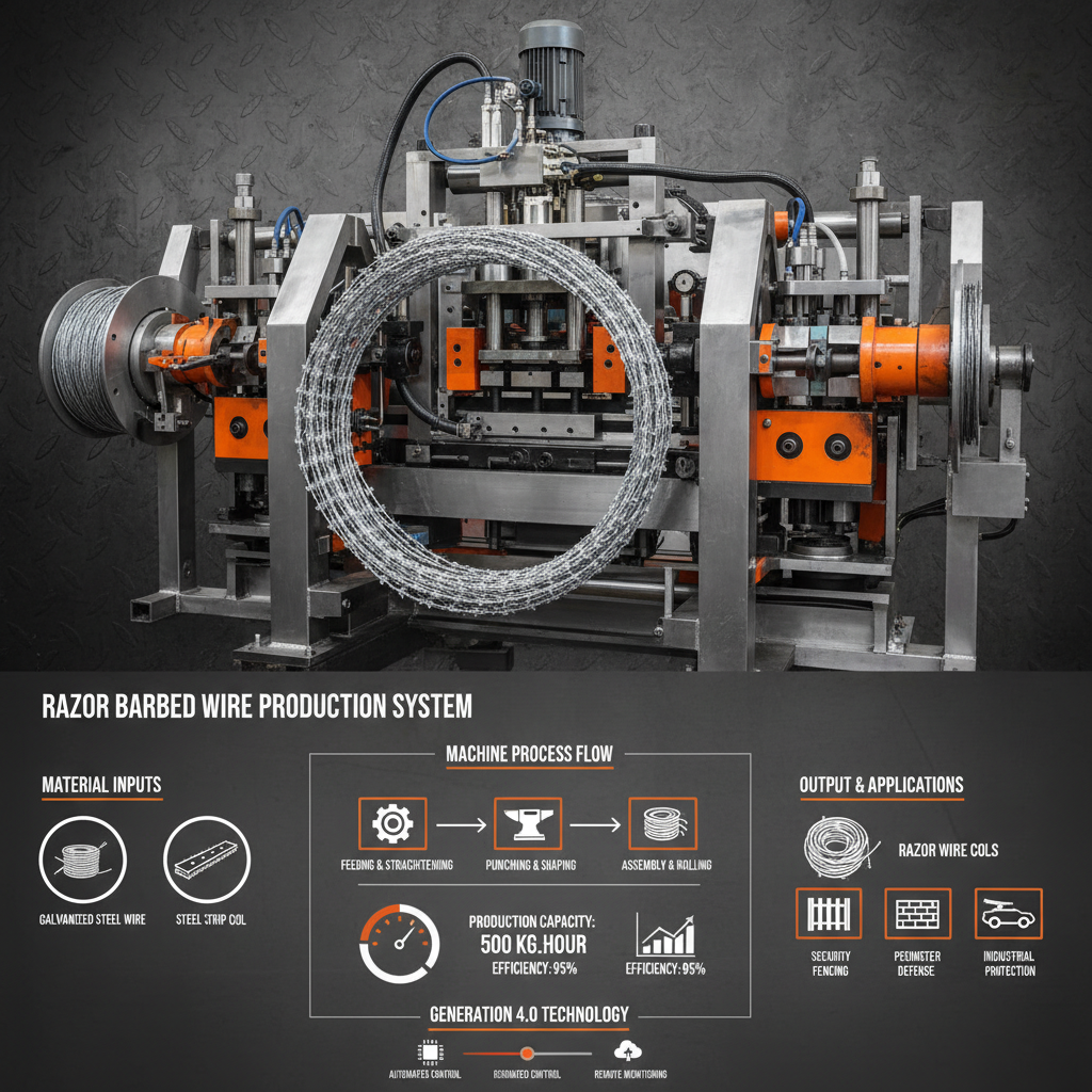 razor barbed wire machine