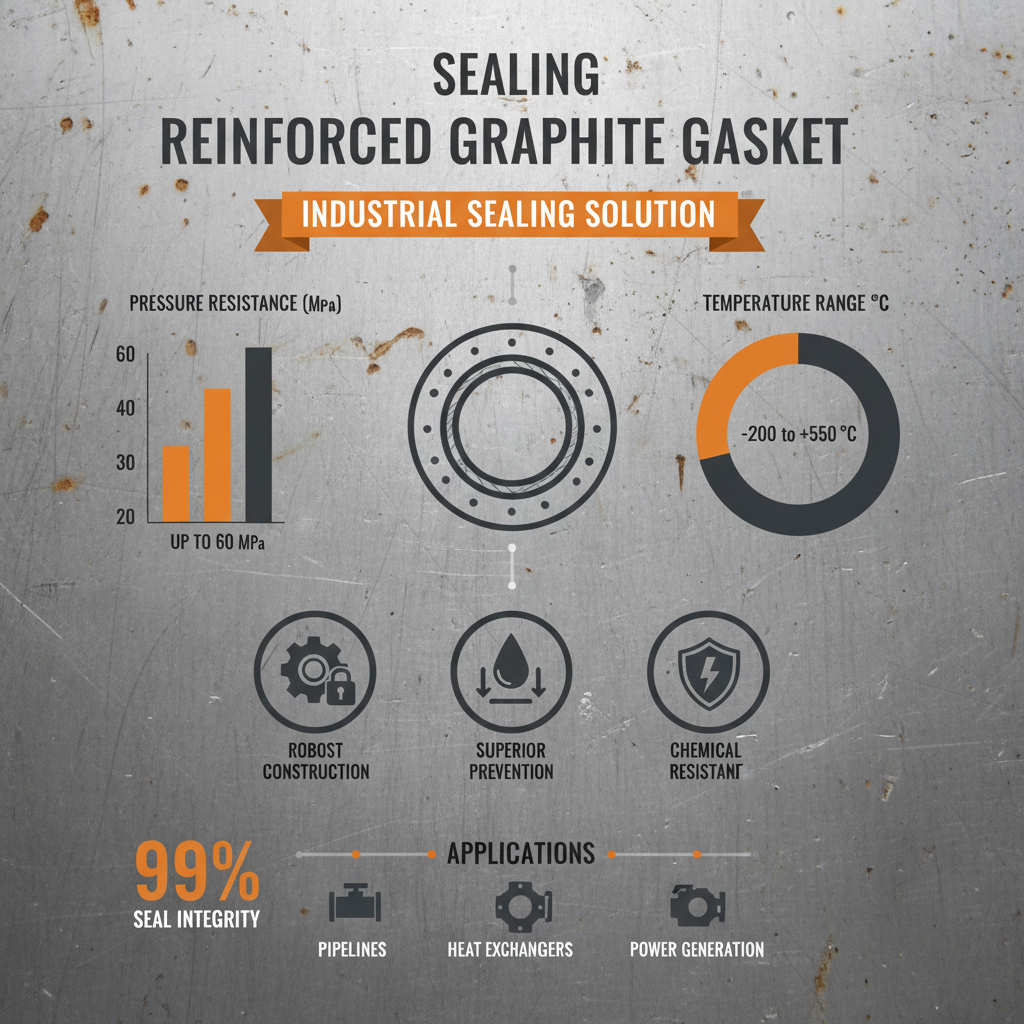 Reinforced graphite gasket