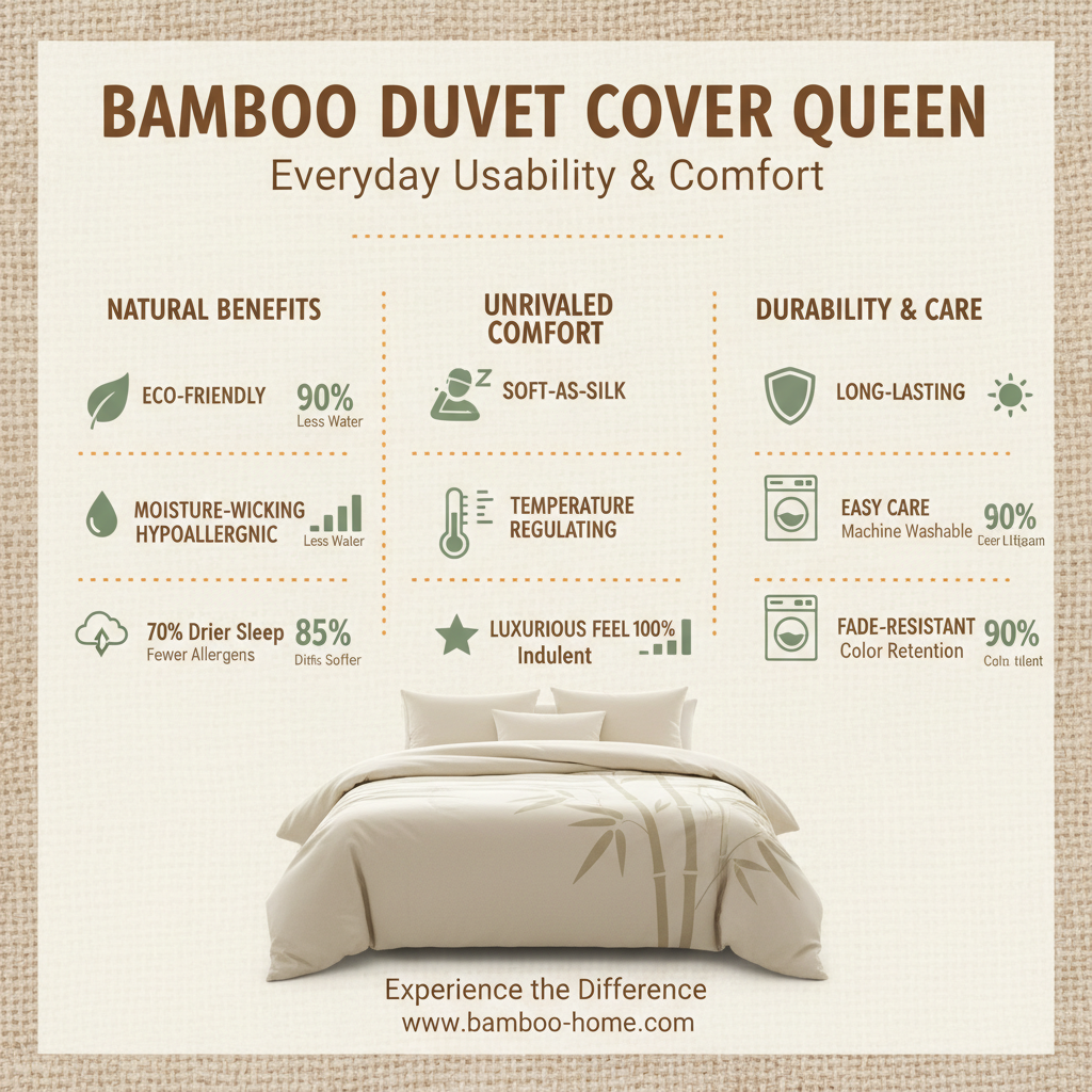 bamboo duvet cover queen