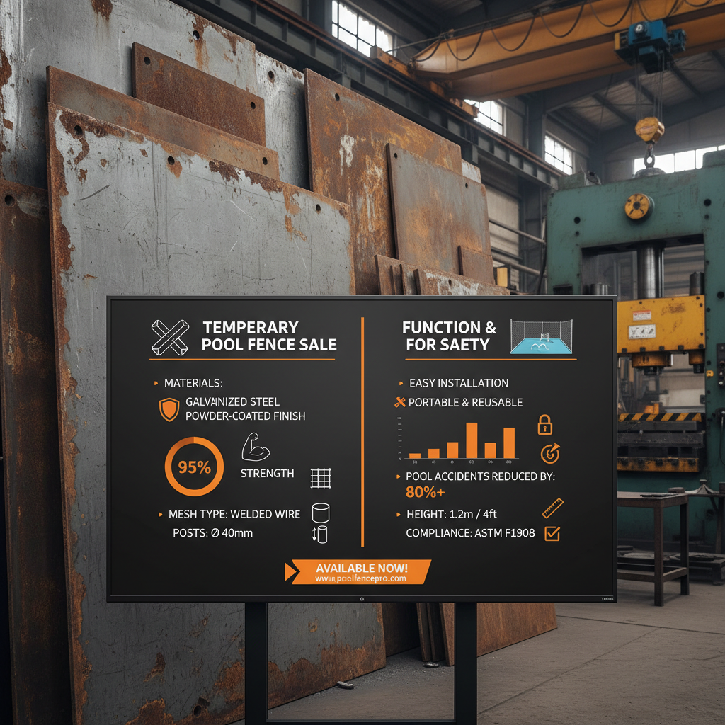 Find the Best Temporary Pool Fence for Sale and Ensure Pool Safety