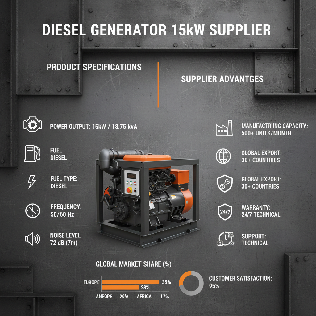 diesel generator 15kw Supplier