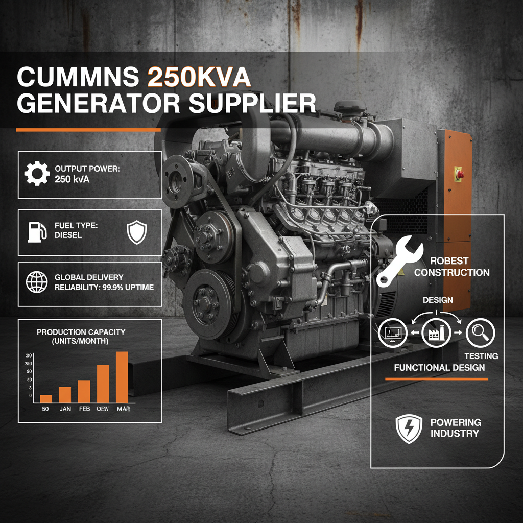 cummins 250kva generator Supplier