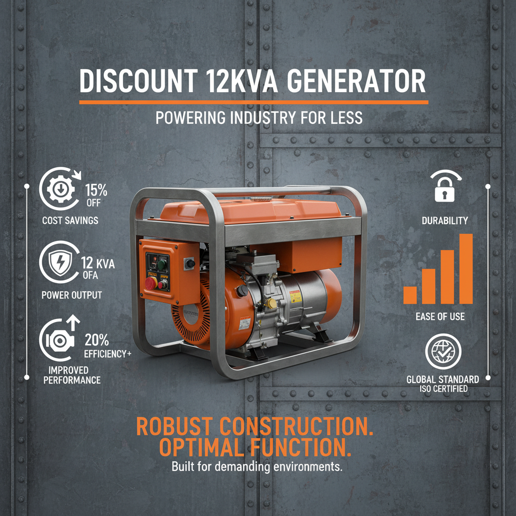 Discount 12kva generator