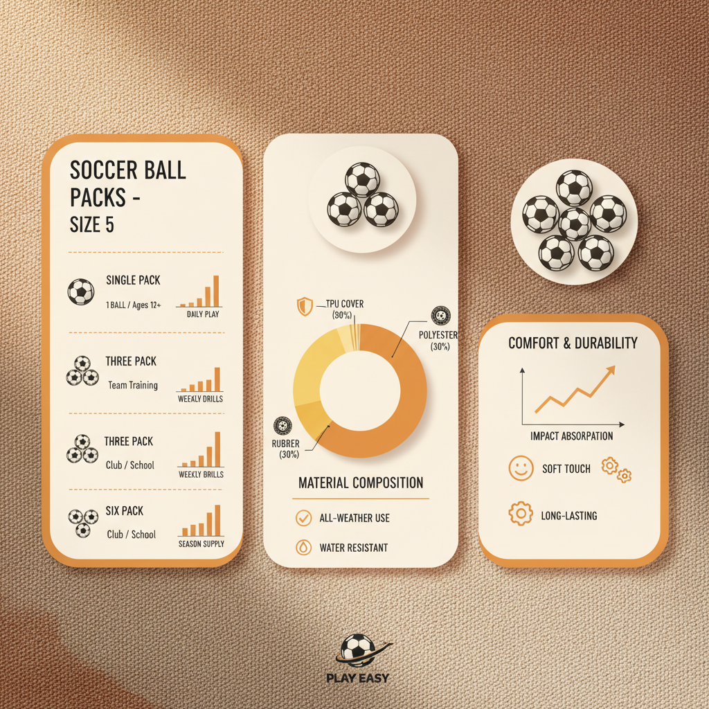 Find the Best Soccer Ball Packs Size 5 for Your Team’s Training Needs