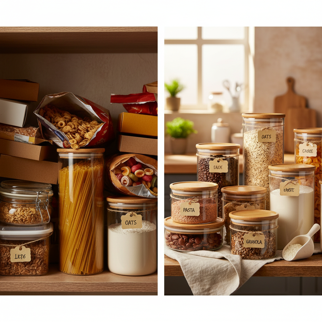 glass dry food storage containers