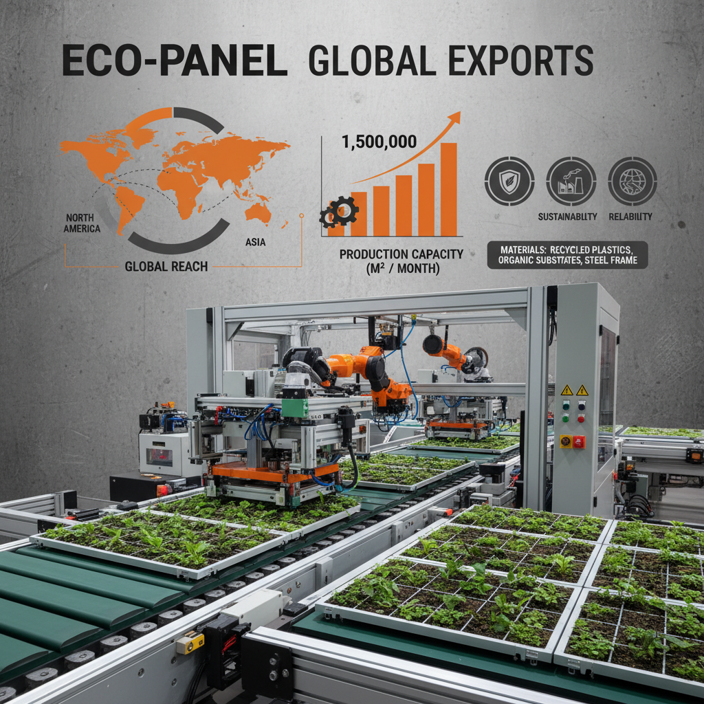 Green wall panel Exporter