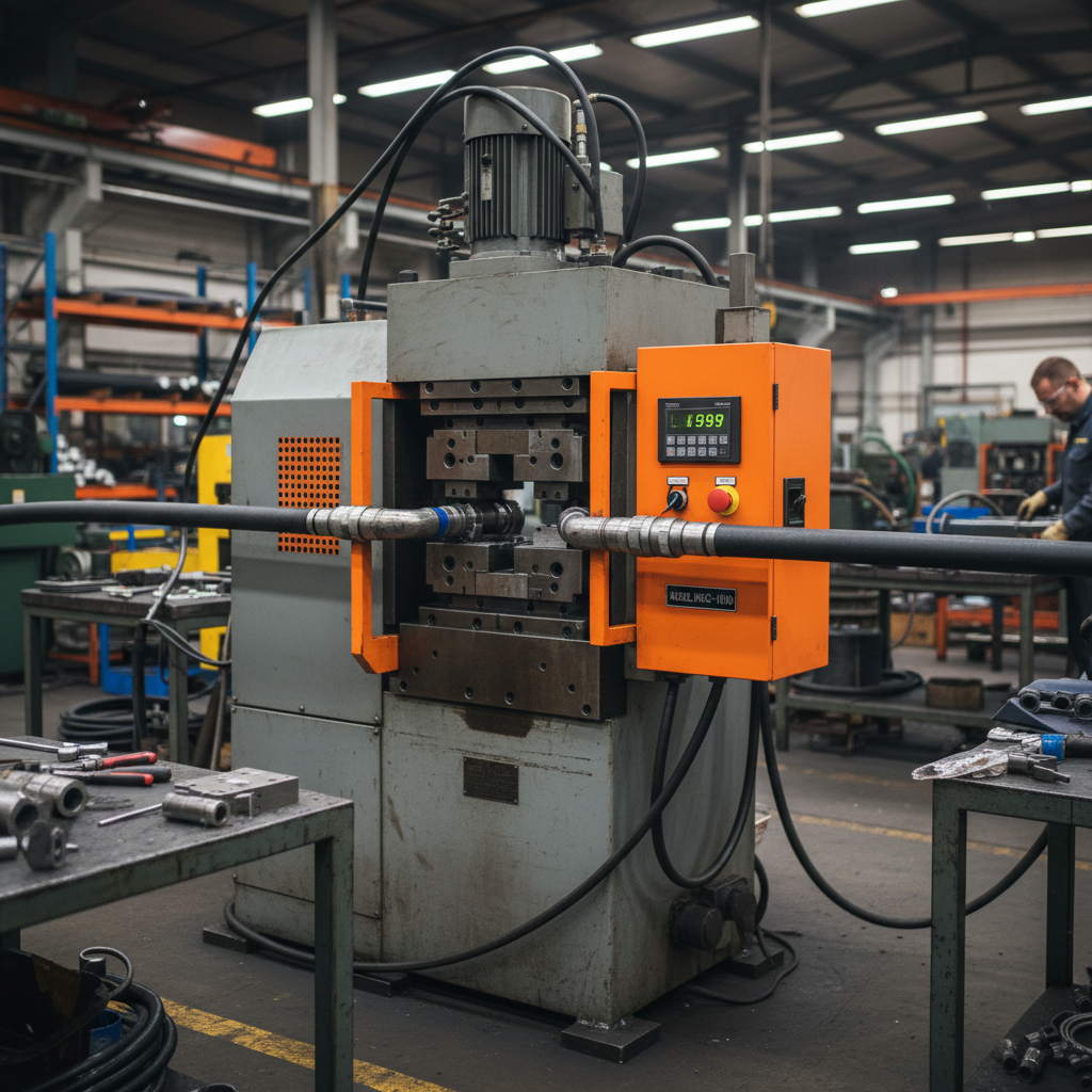 hydraulic hose pipe crimping machine price