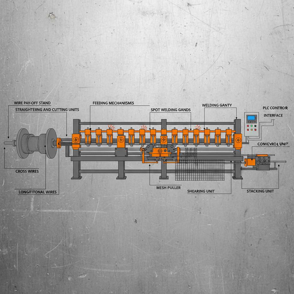 fence mesh welding machine