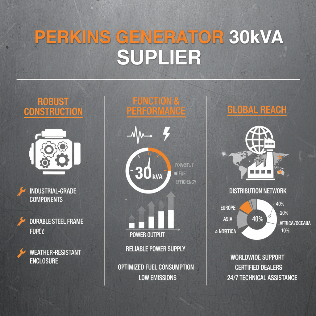 perkins generator 30kva Supplier
