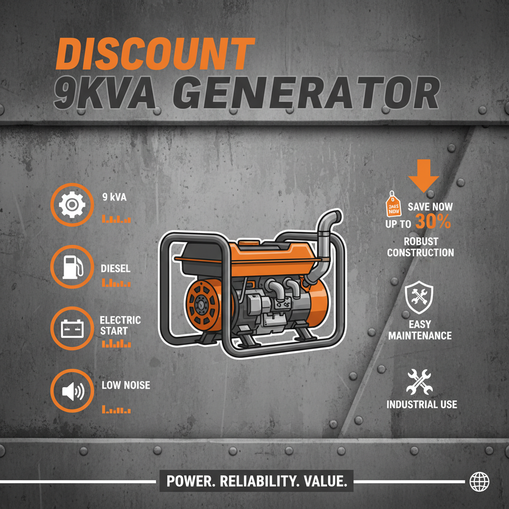 Discount 9kva generator