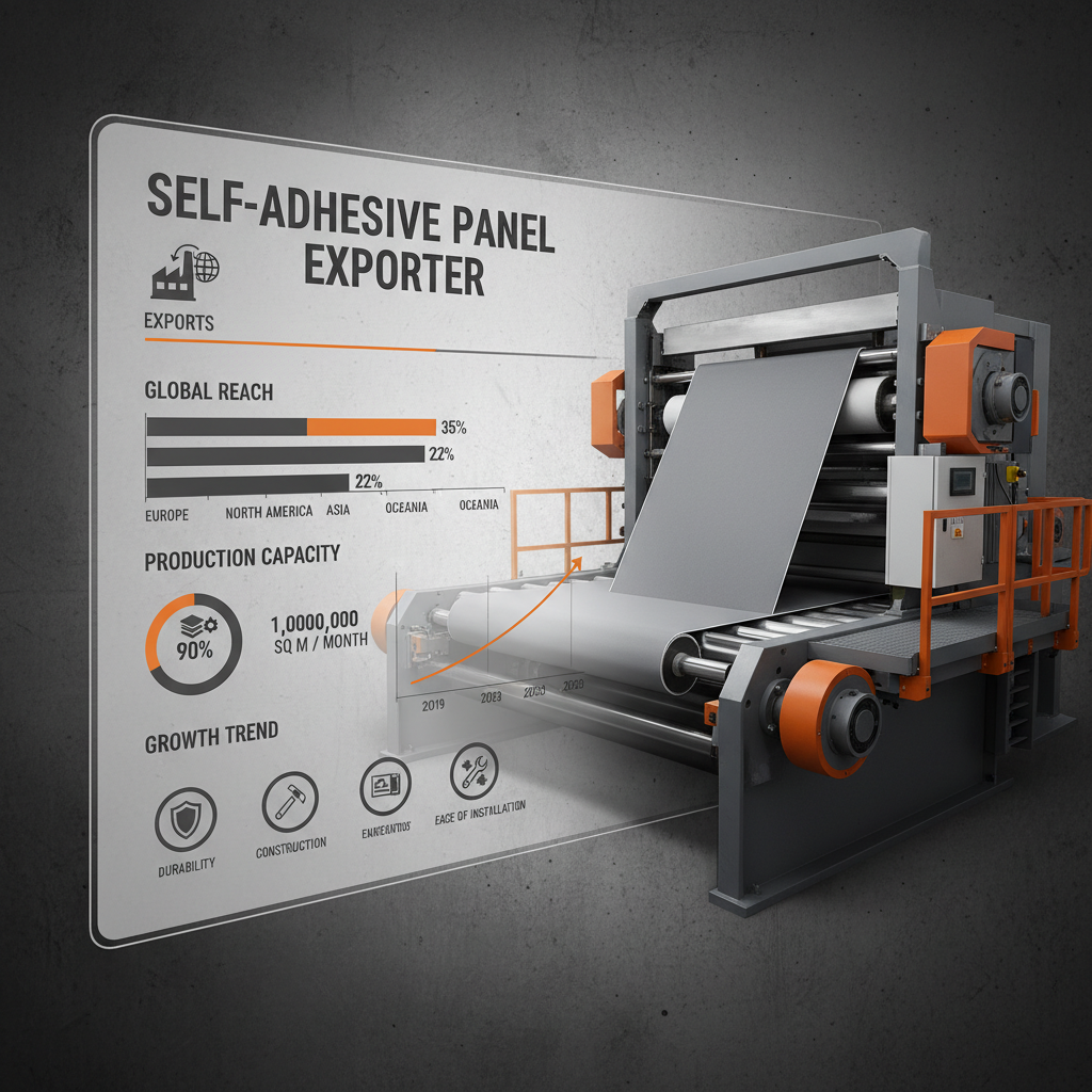 Self-adhesive panel Exporter