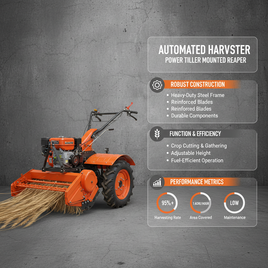 Advancing Agricultural Efficiency with the Power Tiller Mounted Reaper