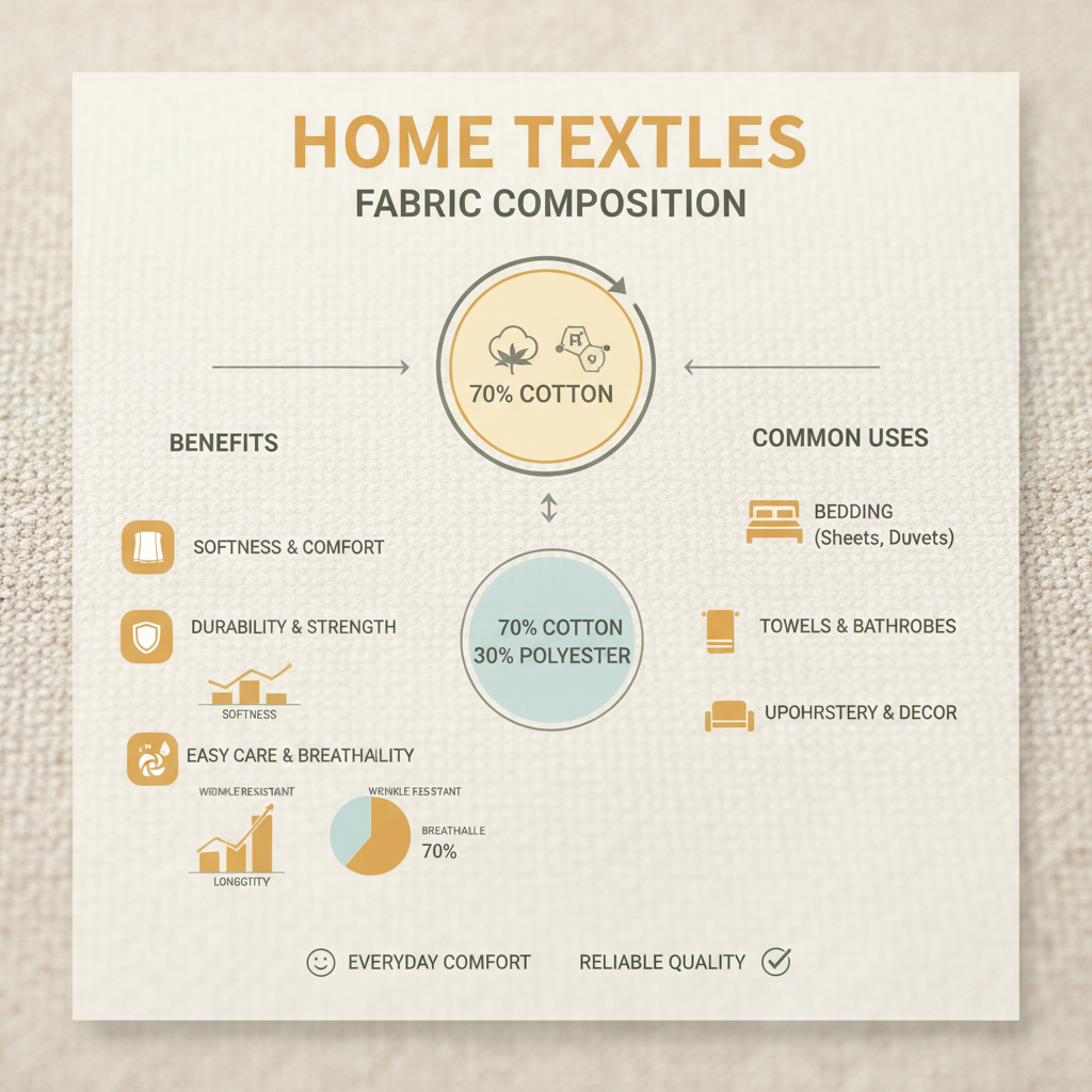 Exploring the Versatility and Benefits of the 70 30 Cotton Poly Blend Fabric