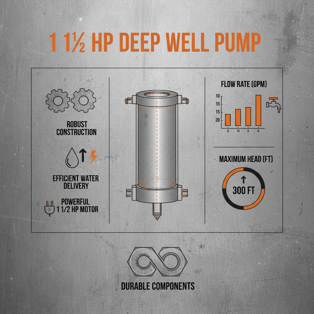 Understanding the Role of a 1 1 2 hp Deep Well Pump in Sustainable Water Solutions
